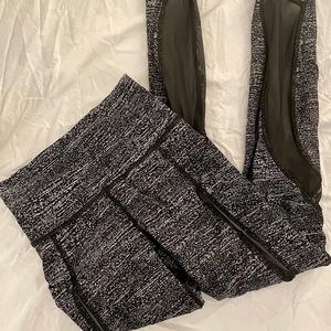 Lululemon mesh running tights size 2